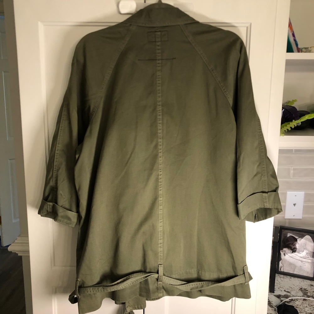 Current/Elliott Khaki Utility Jacket - image 4
